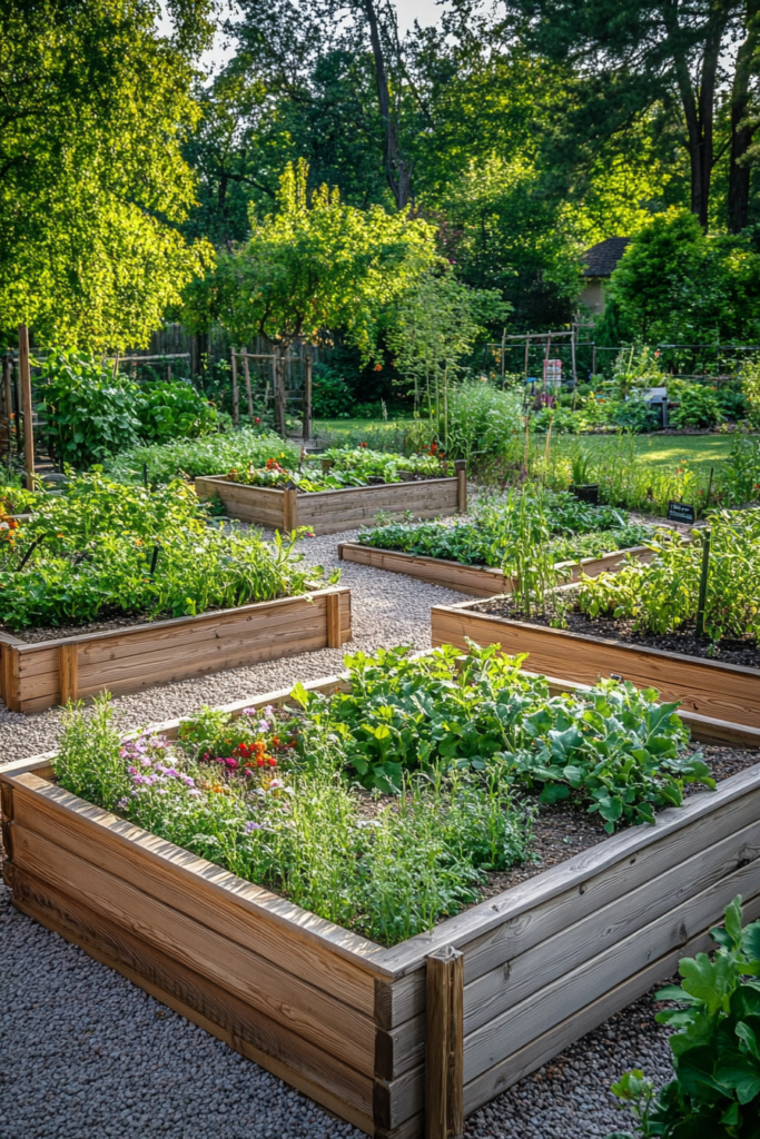 1. Cedar Wood Raised Beds