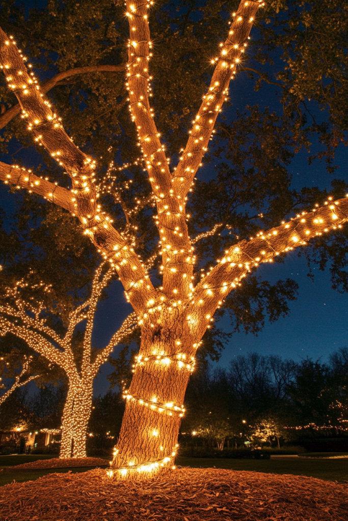 1. Classic Wrapped String Lights