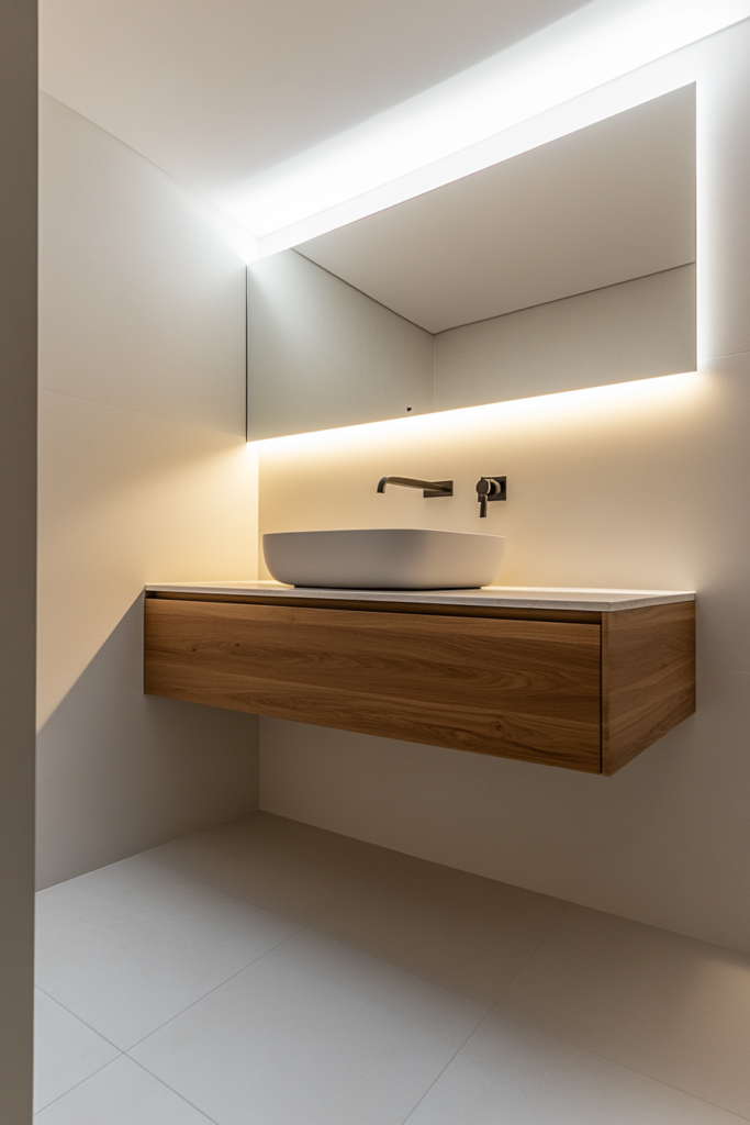 1. Floating Vanity for a Clean Look