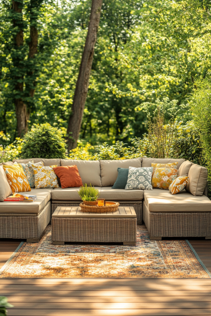 1. Go Big with a Sectional Sofa