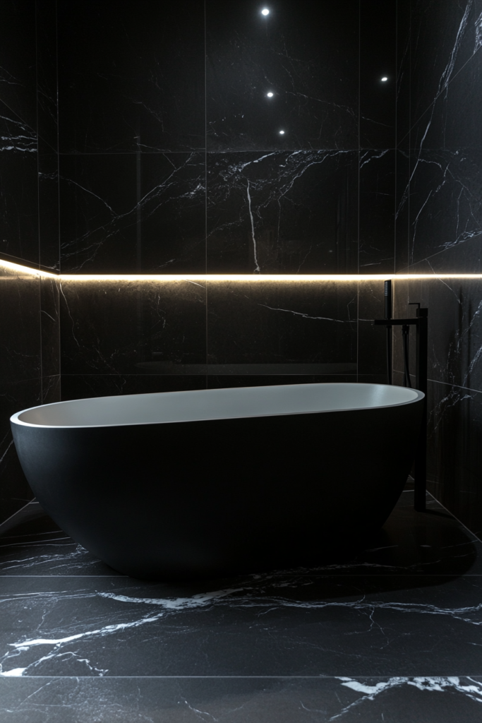 1. Moody Marble Accents