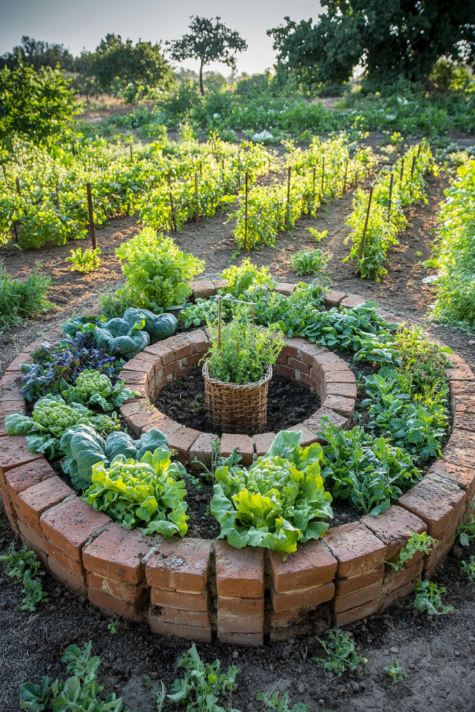 10. Keyhole Garden Beds