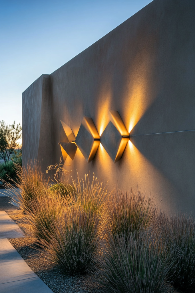 11. Geometric Wall Fixtures