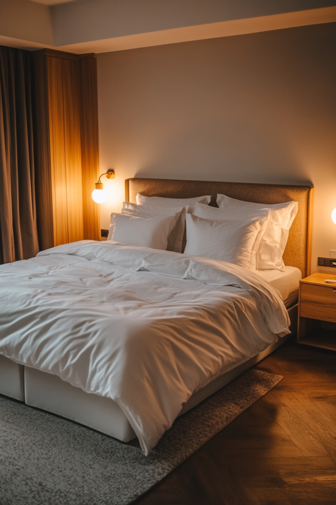 11. Luxurious Bedding for a Hotel-Like Experience