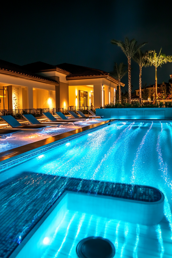 11. Underwater Niche Lights
