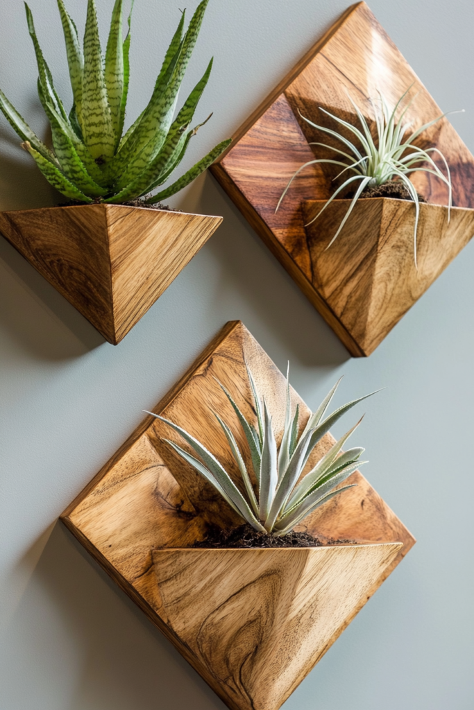 12. Wall-Mounted Planters