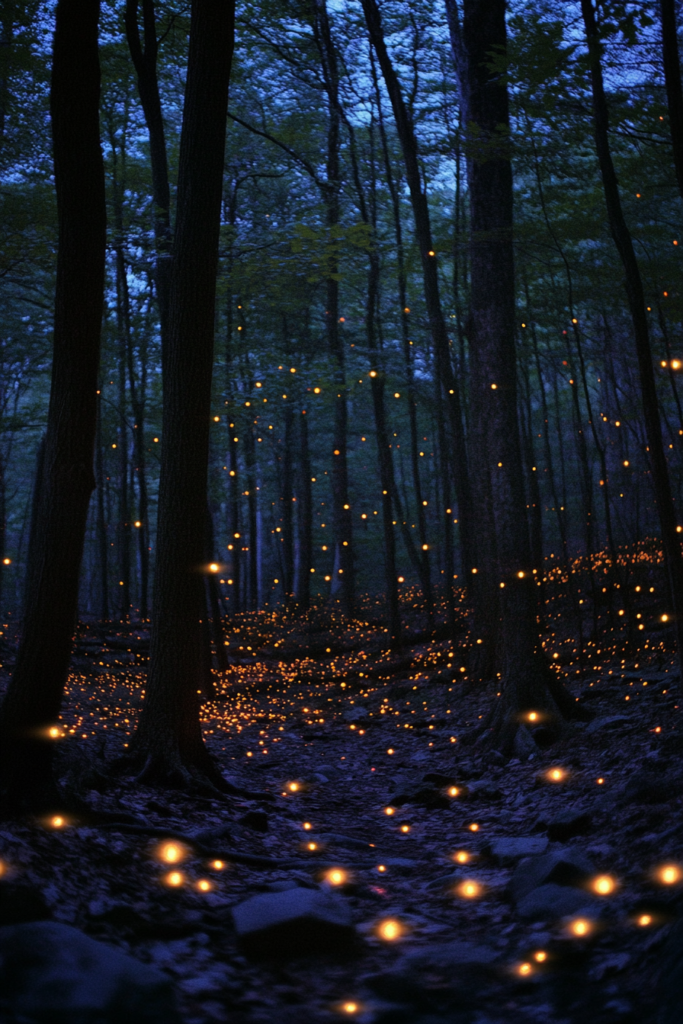 13. Firefly Lights in Trees