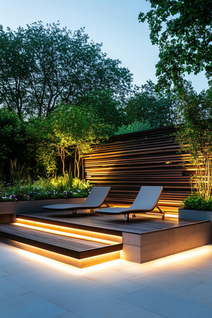 13. Slatted Fence for Sleek Privacy
