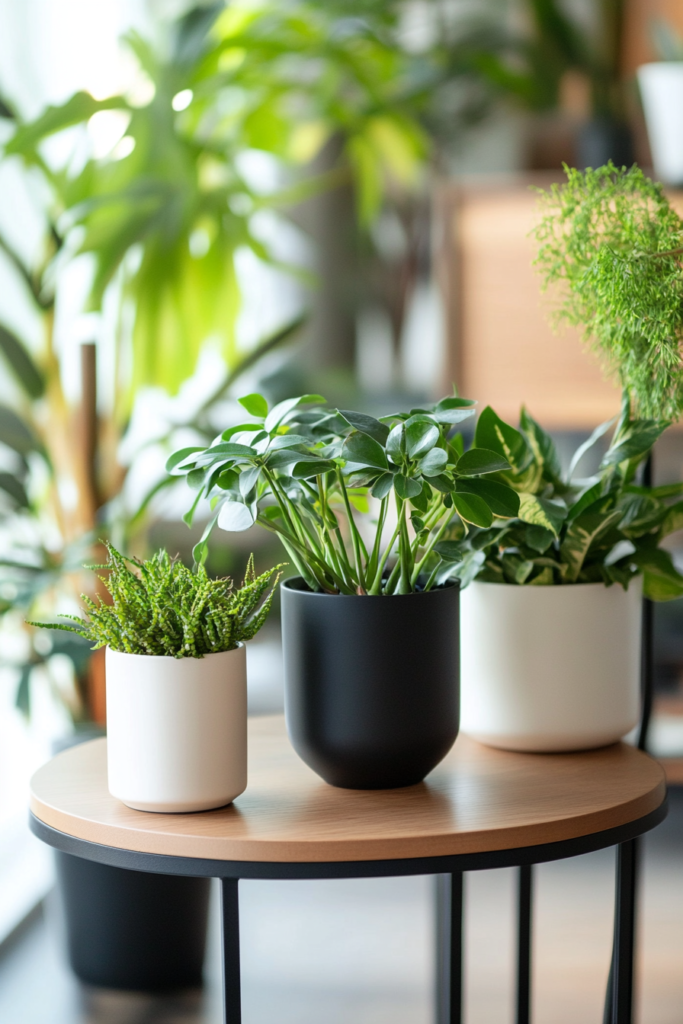 13. Use Matching Pots for a Cohesive Look