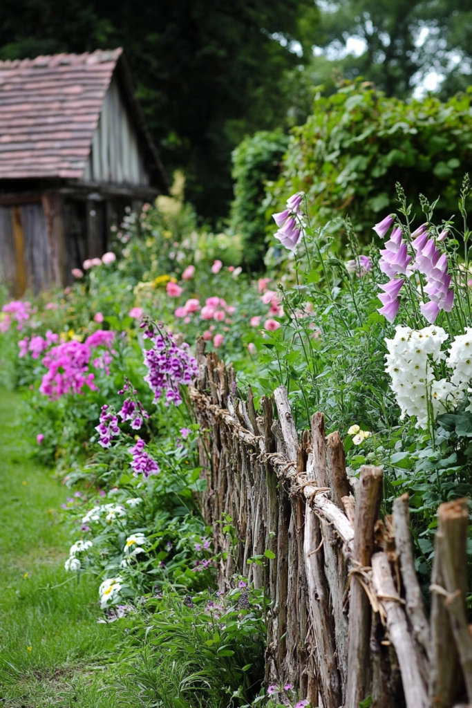 13. Wattle Fence Edging