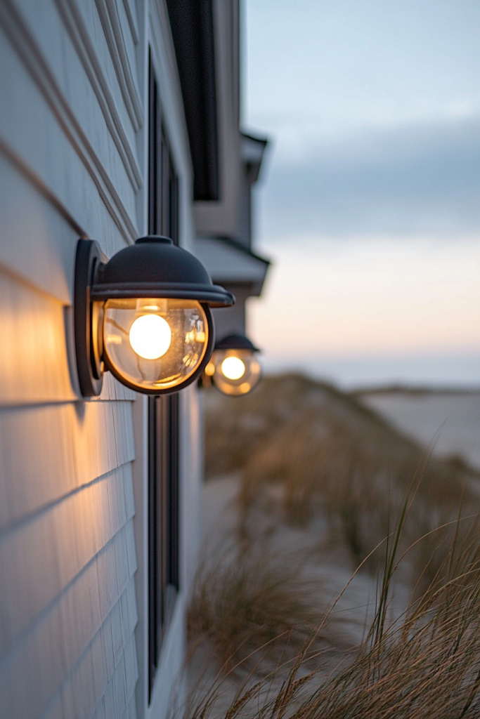 14. Coastal-Inspired Beacon Lights