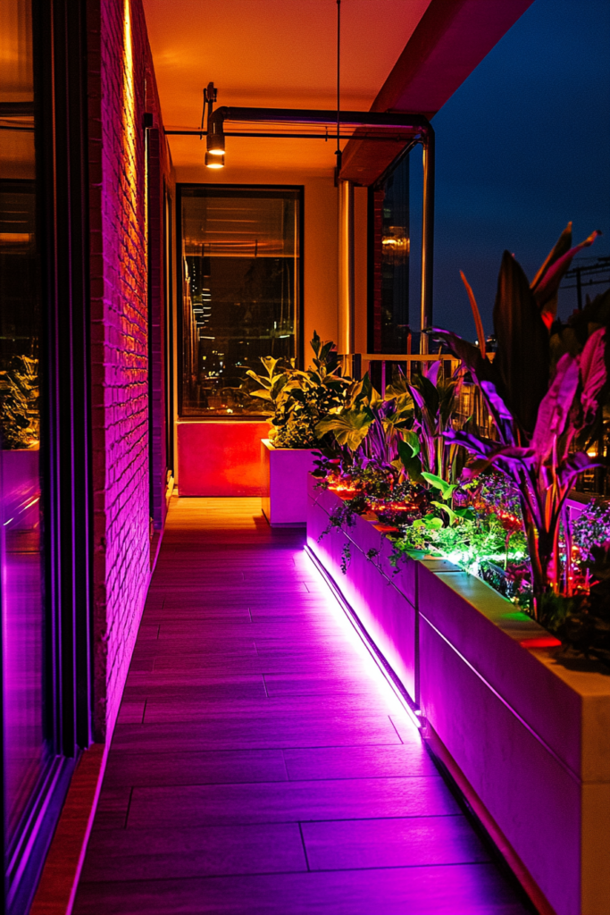 14. Color-Changing LED Lights for Dynamic Decor
