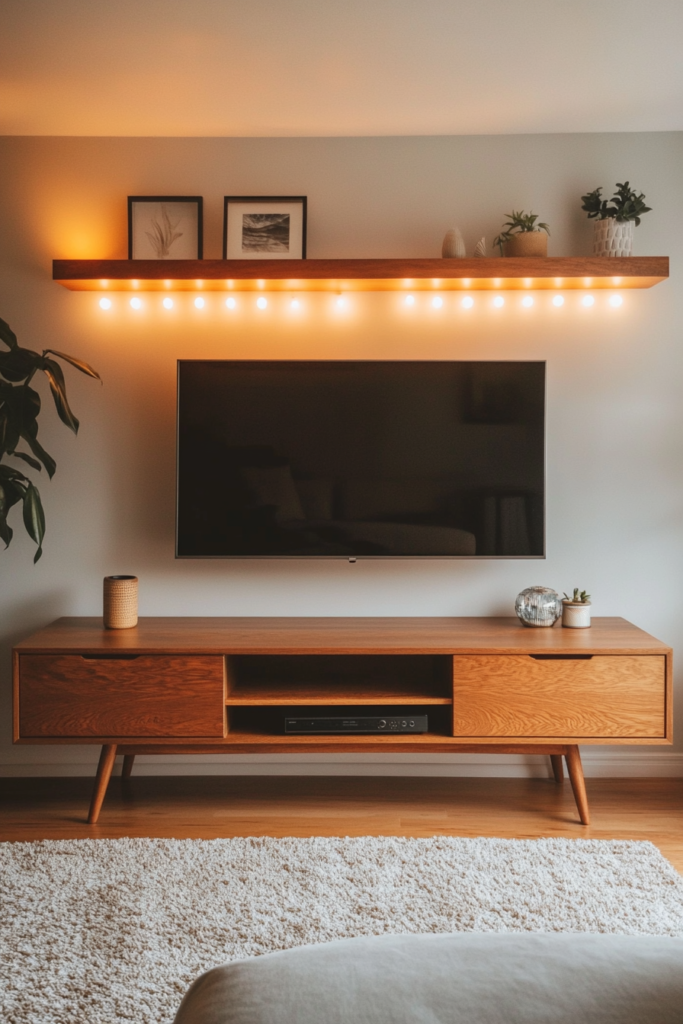 14. Floating Media Consoles for a Clean Look