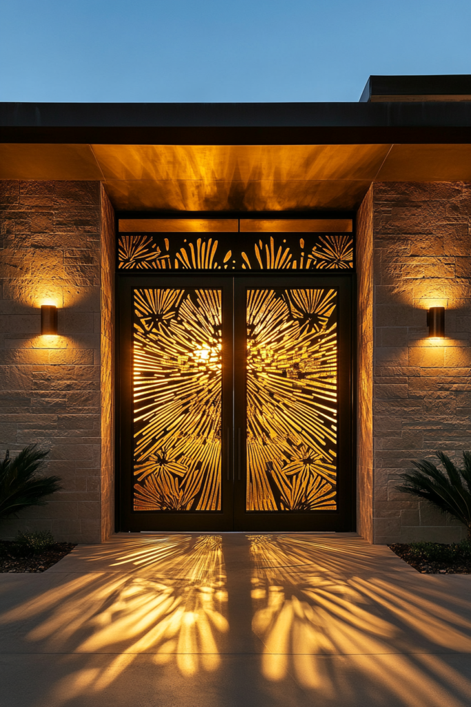 14. Front Door Statement Lights