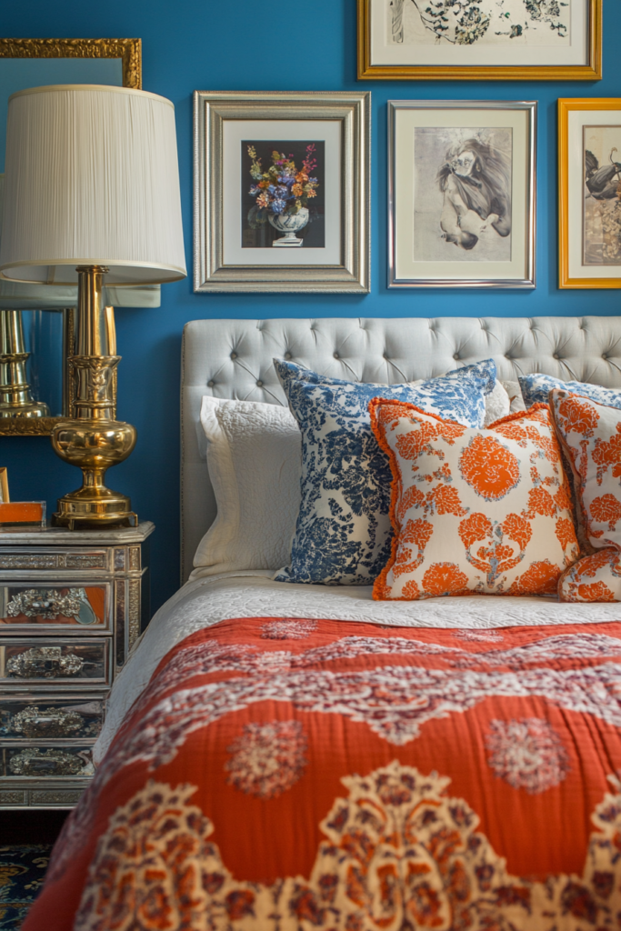 15. Incorporate Metallics for a Touch of Glam