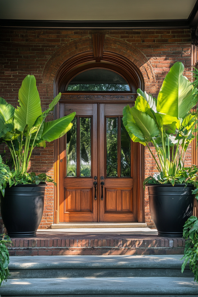 16. Bring Drama with Tall Planters