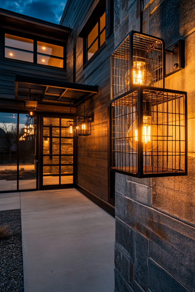 16. Industrial Cage Fixtures