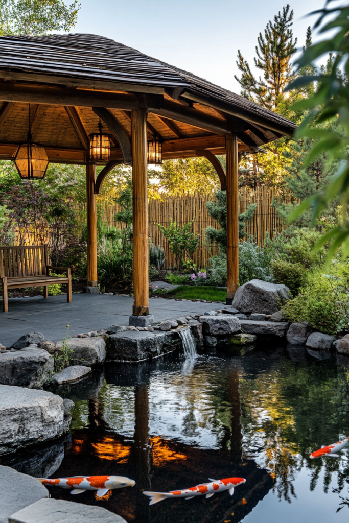 16. Japanese-Inspired Pergola