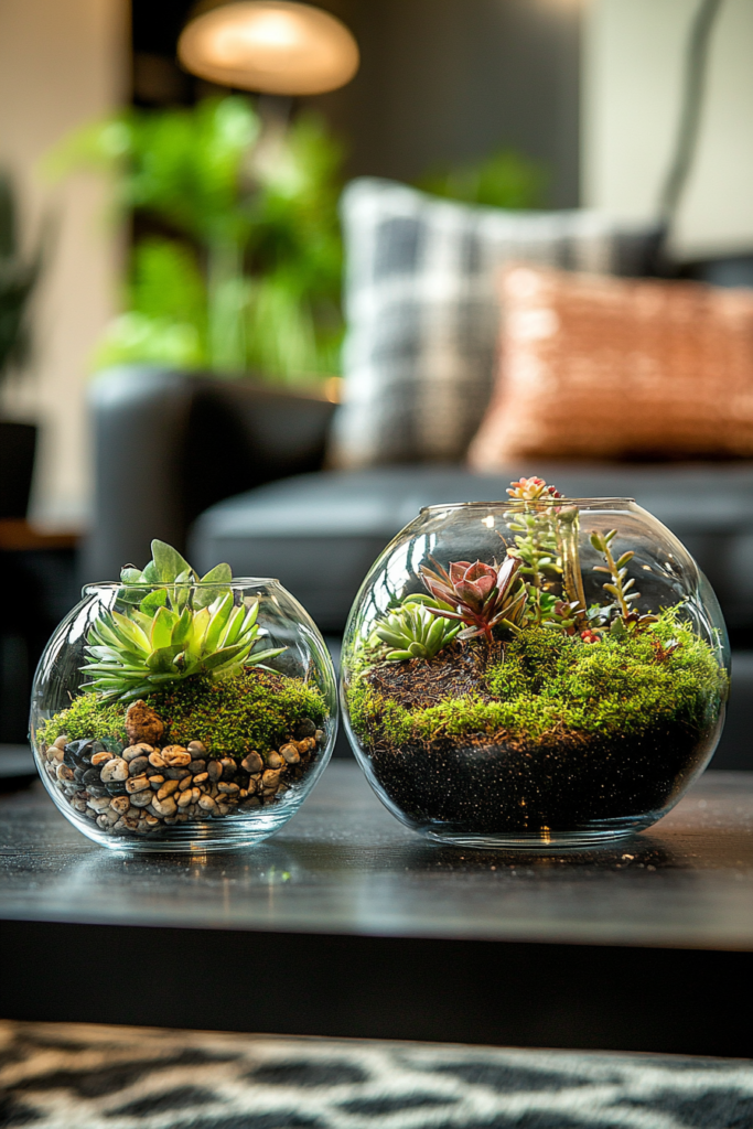 16. Mini Terrarium Decor