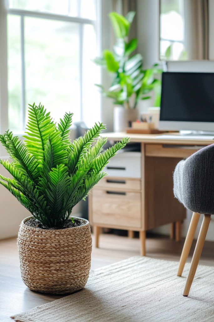 16. Place a Plant on Top of Your Filing Cabinet