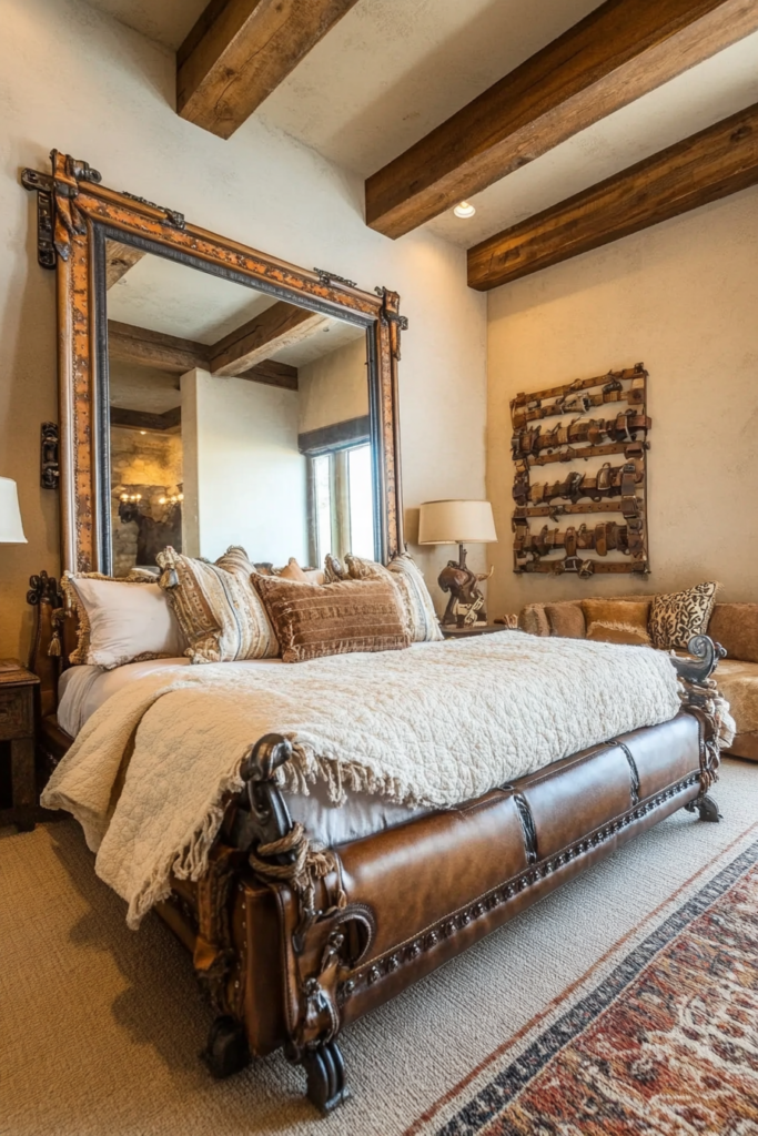 17. Hang a Horse Tack Mirror