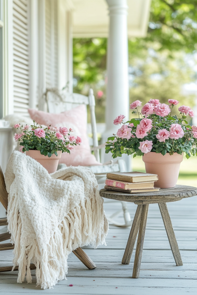 17. Tuck in Mini Rose Bushes