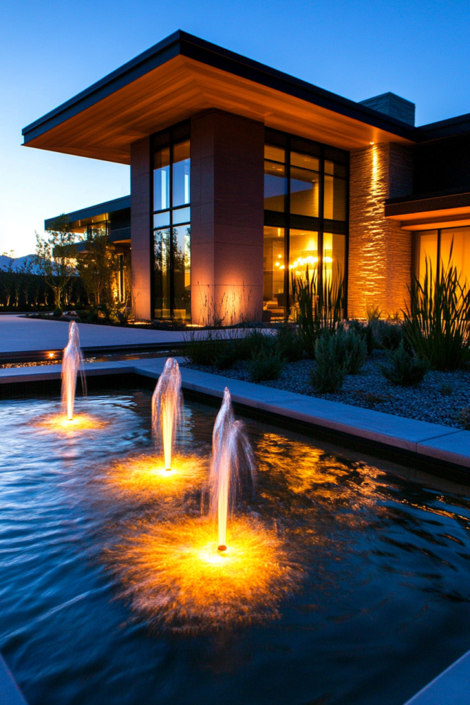 17. Water Feature Lighting