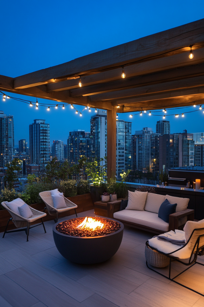 18. Rooftop Pergola