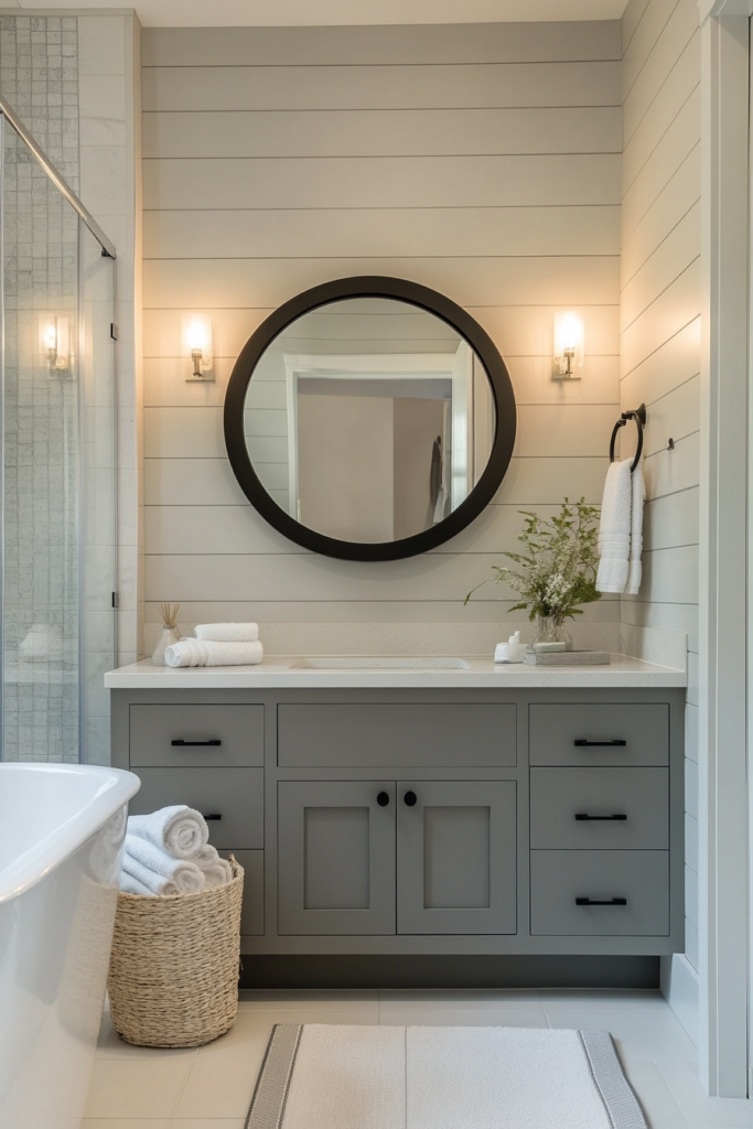 19. Grey Shiplap Walls