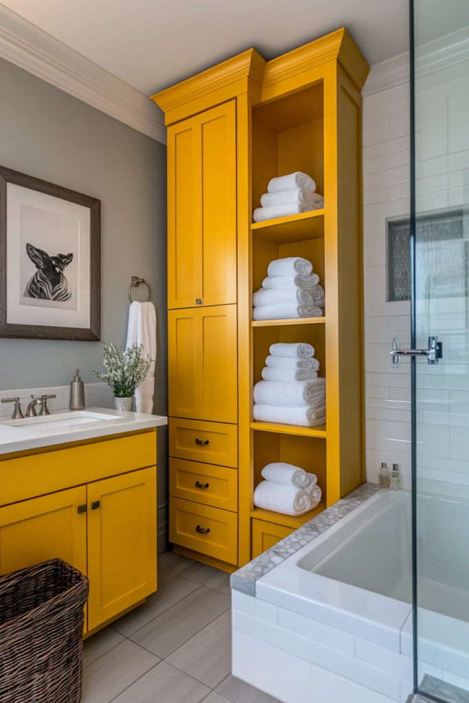 19. Sunny Storage Cabinets