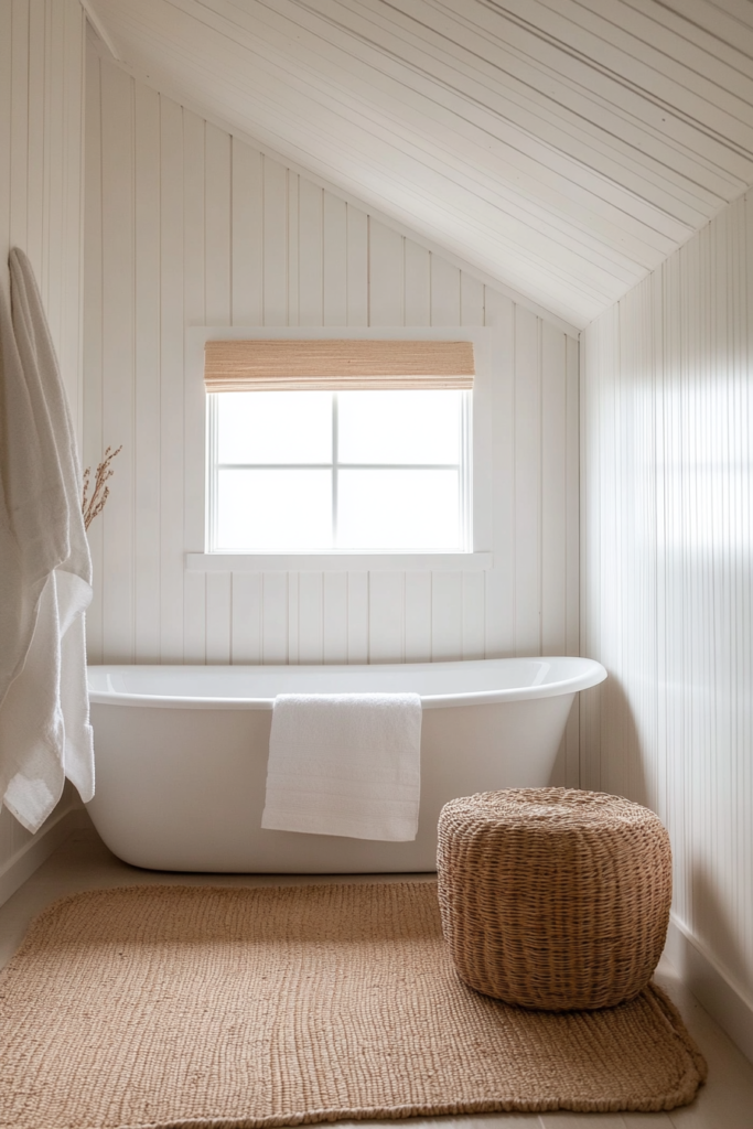 19. Vertical Shiplap for Subtle Texture