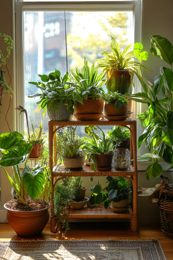 2. Corner Plant Stand Styling