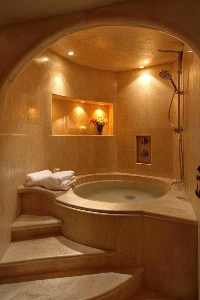 2. Corner Showers to Maximize Space