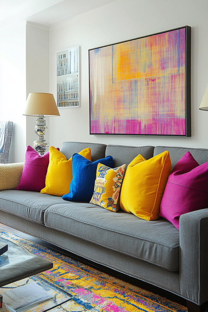 2. Go Bold with Colorful Accents