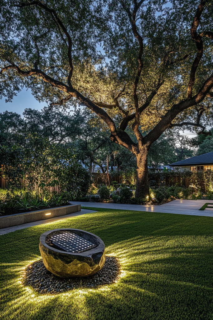 2. Solar Spotlights