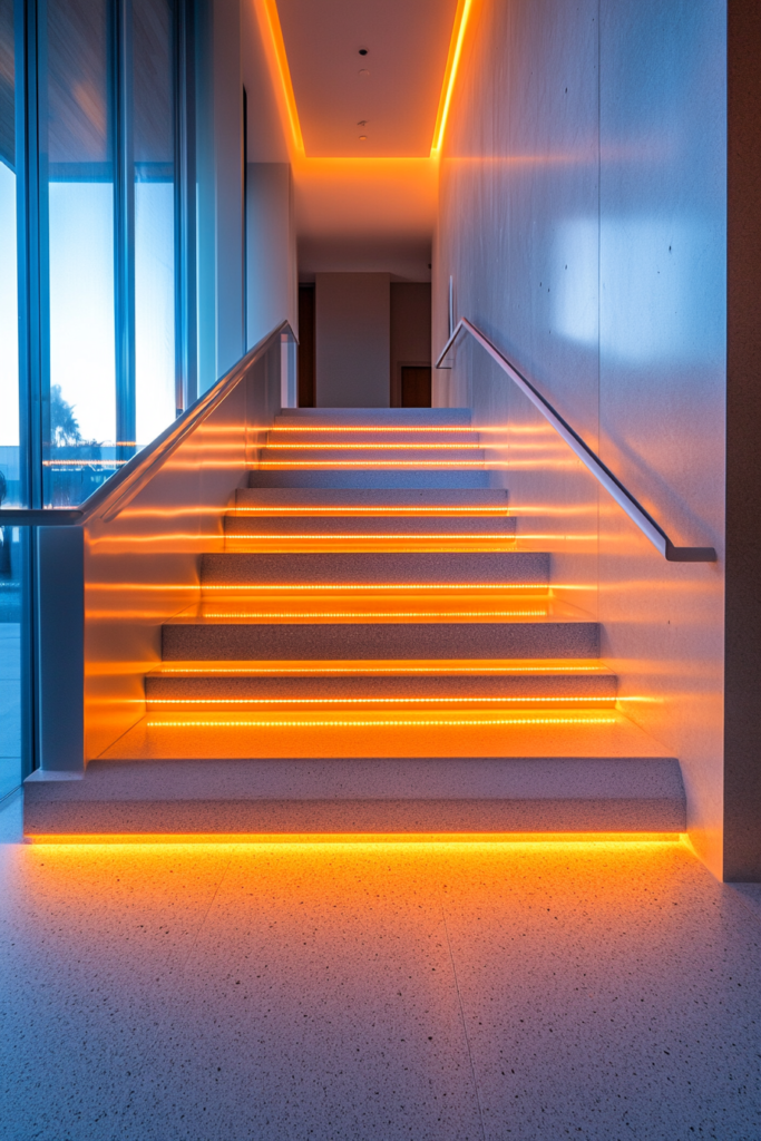 20. Integrated Handrail Lighting