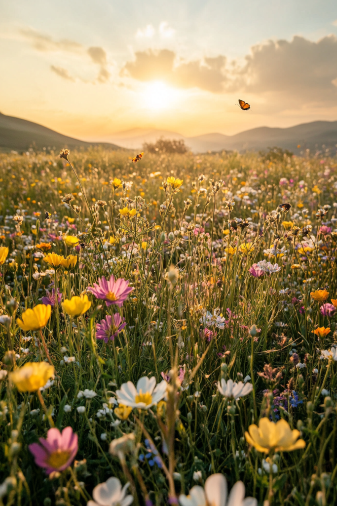 21. End with a Wildflower Meadow