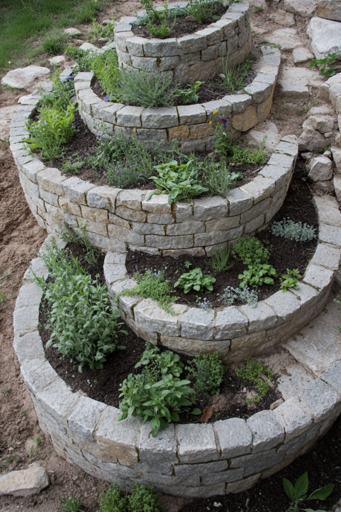 21. Spiral Herb Beds