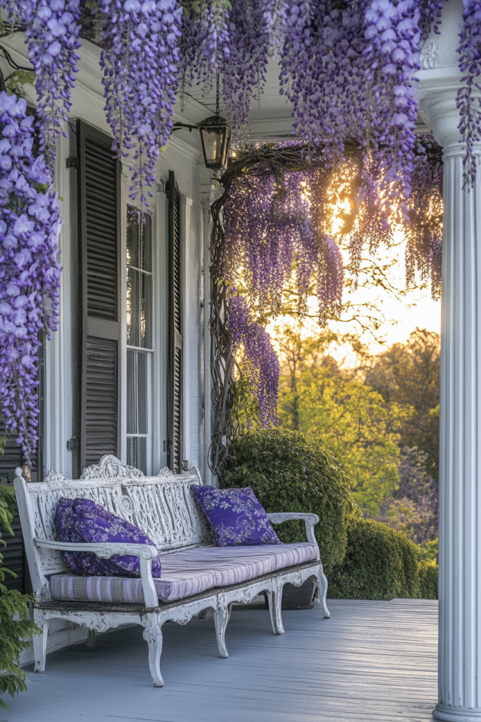 21. Wrap Your Porch in Wisteria