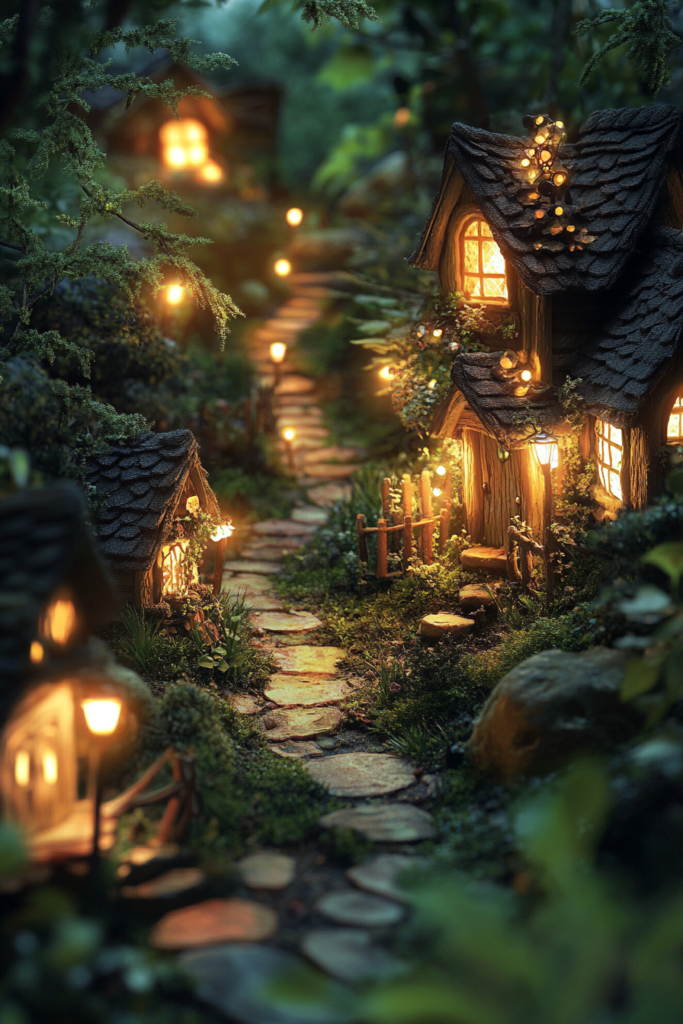 22. Nighttime Fairy Garden
