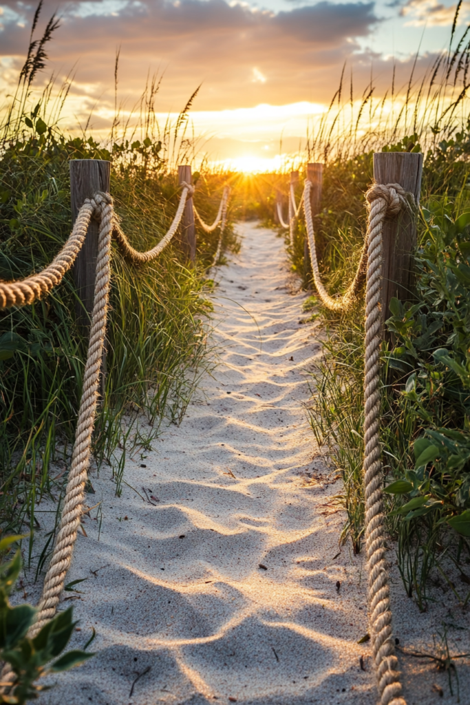 22. Rope-Edged Pathway