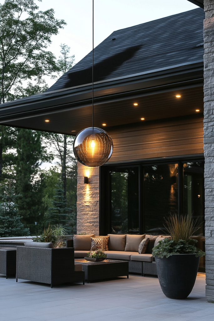 3. Bold Pendant Lights