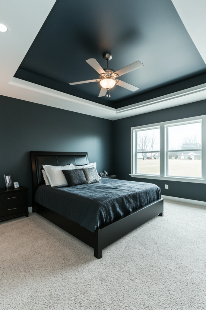 3. Contrasting Paint Colors to Create Drama