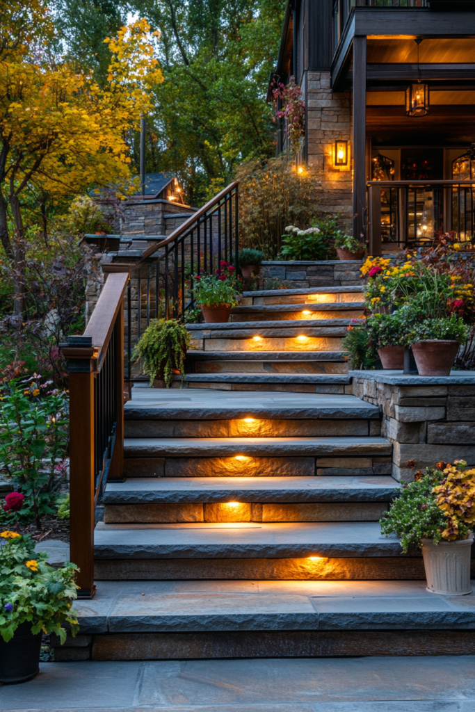3. Illuminated Steps for Safety and Style
