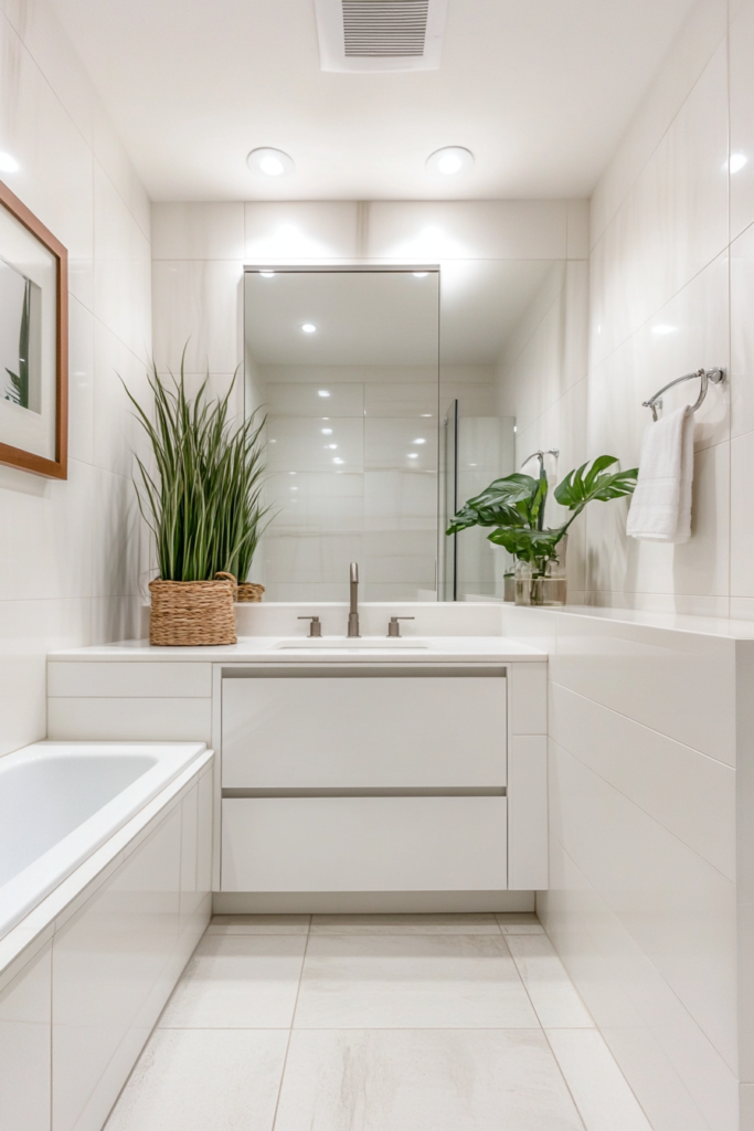4. Matte White Finishes for a Soft Glow