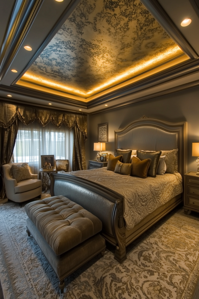 4. Metallic Accents for a Luxe Finish
