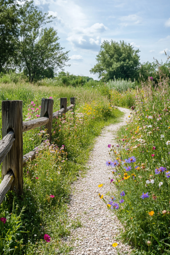 4. Rustic Split Rail Fence