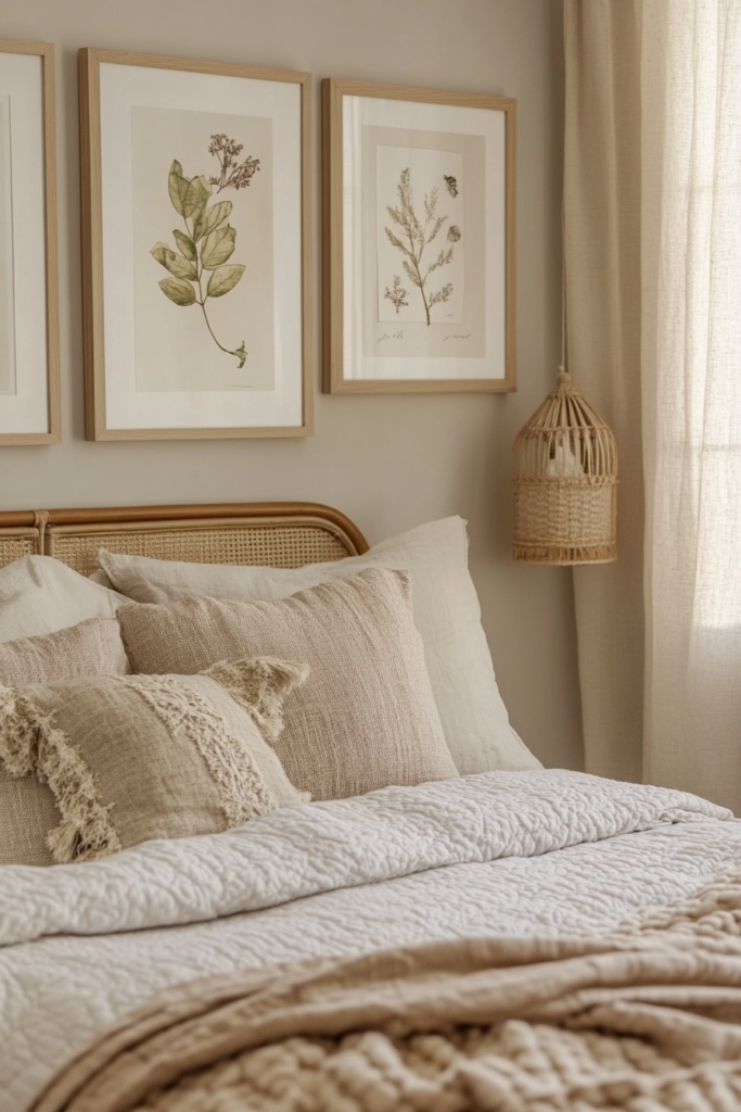5. Botanical Artwork for Subtle Charm