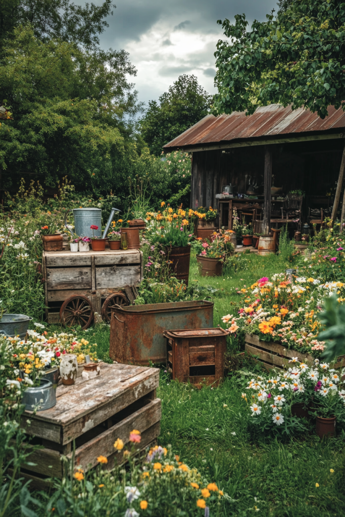5. Embrace Vintage Garden Decor