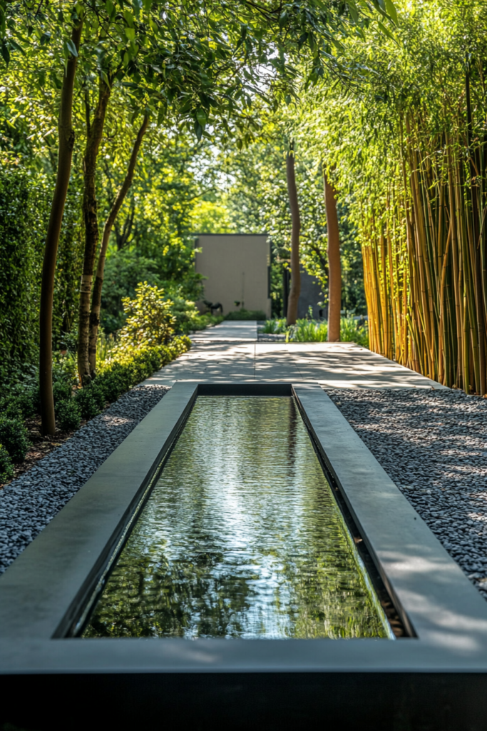 5. Geometric Water Features